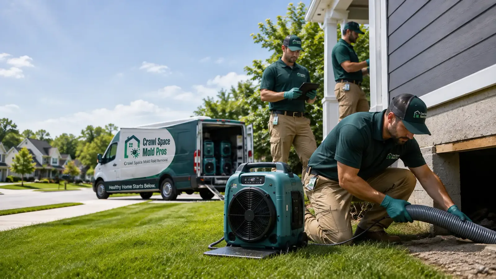 Crawl Space Mold Removal in Greenbank, WA
